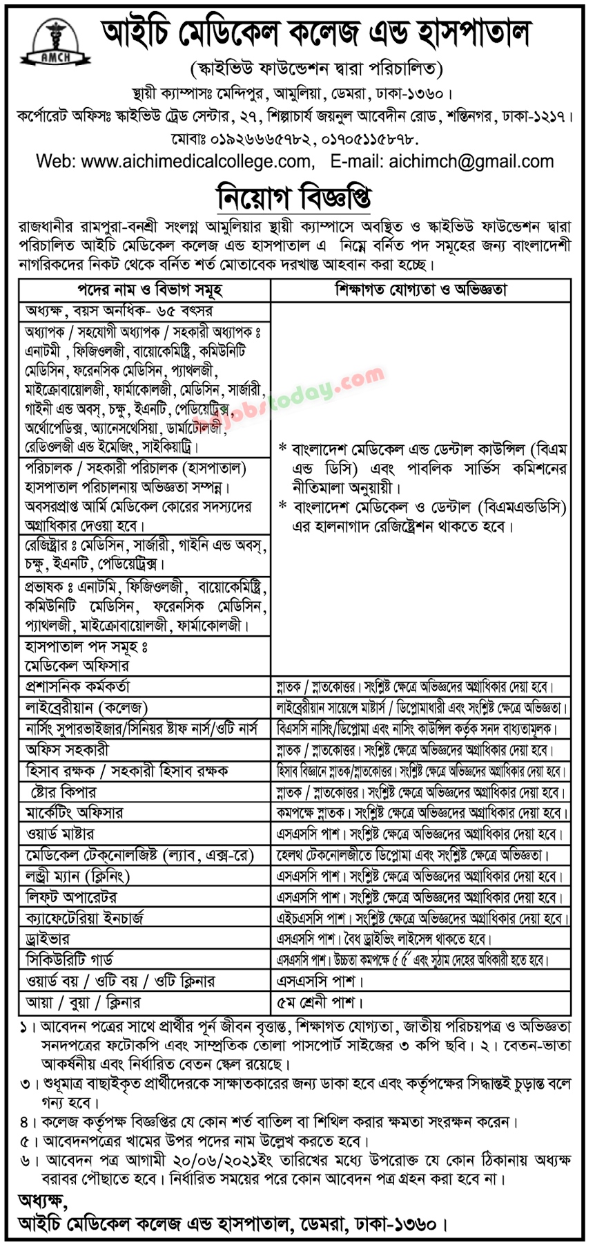 aichi-medical-college-and-hospital-store-keeper-jobs-bdjobstoday