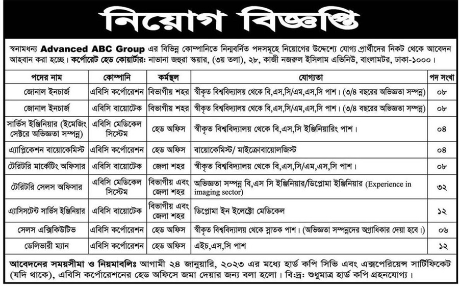 advanced-abc-group-service-engineer-jobs-bdjobstoday